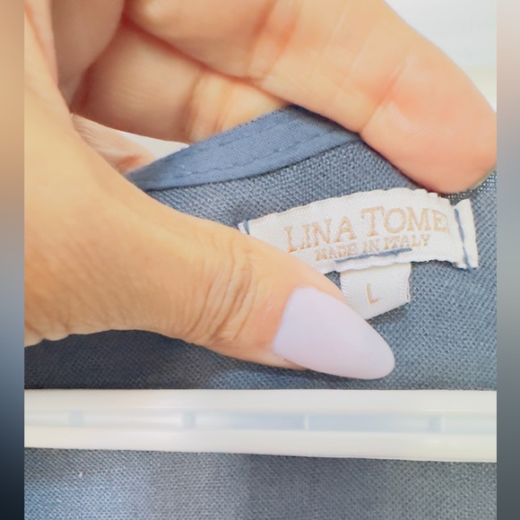 Lina Tome sz L lined dress - Picture 3 of 4